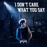I Don't Care What You Say